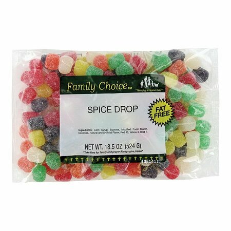 FAMILY CHOICE Spice Drops Bag 11 Oz 1107